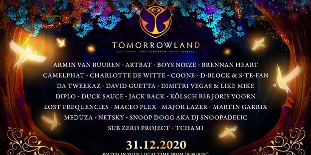 Tomorrowland announce 31.12.2020, a magical New Year’s Eve celebration