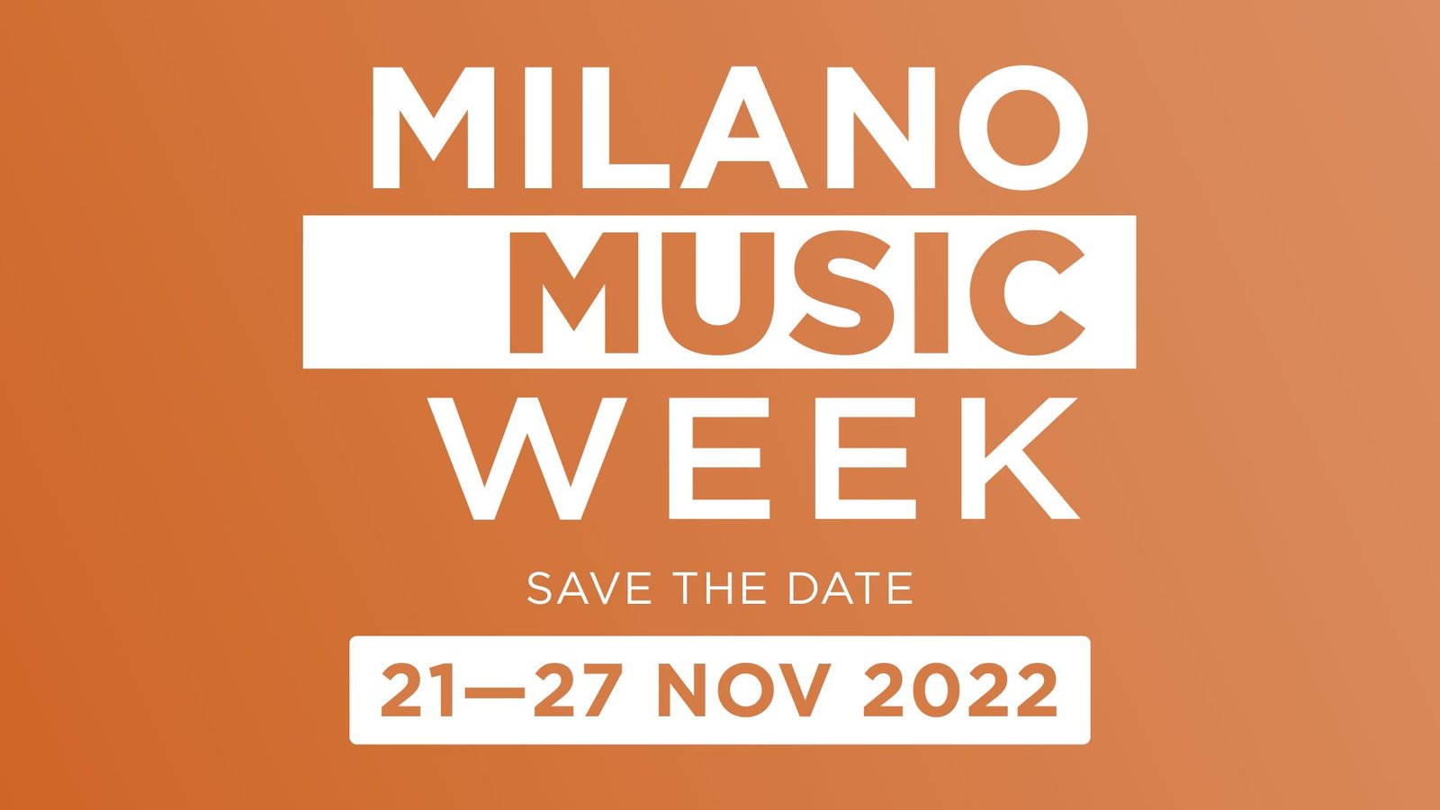 Save the date – MMW22